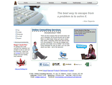 Tablet Screenshot of onlineconsultingservices.ca